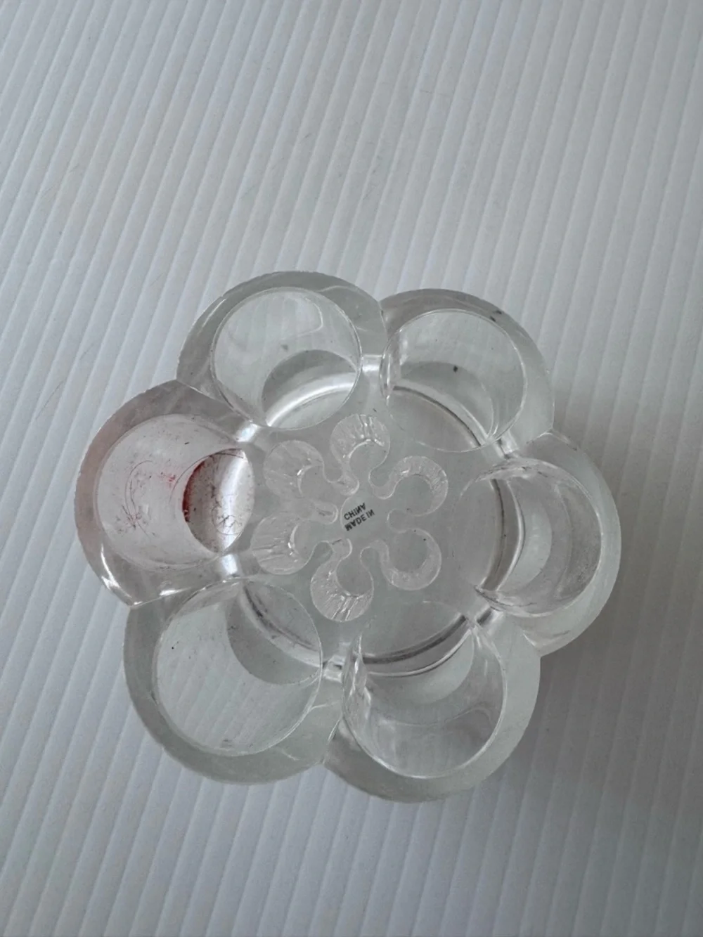Clear Acrylic Floral Makeup lipstick or pencil Organizer